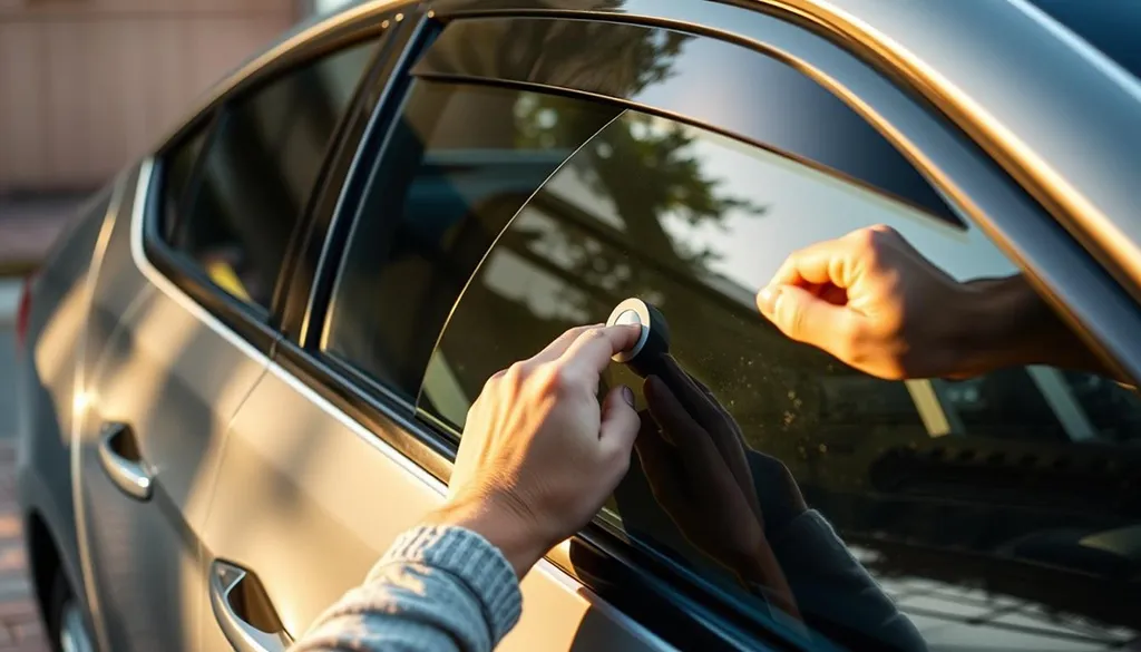 Car Window Rain Guard Installation Guide
