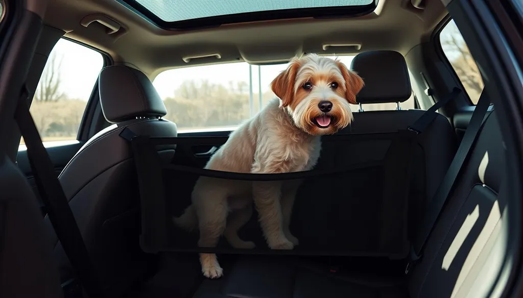 Dog Car Barrier for Back Seat: PetSafe Happy Ride Dog Barrier