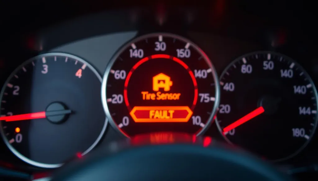 Symptoms of a Tire Pressure Sensor Fault