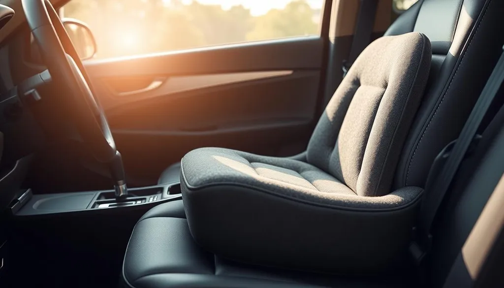 Using a Car Seat Cushion for Back Pain Relief