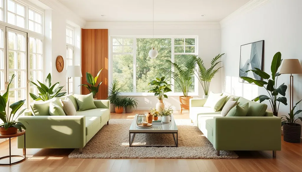 Light Green in Different Rooms: Versatility at Its Best