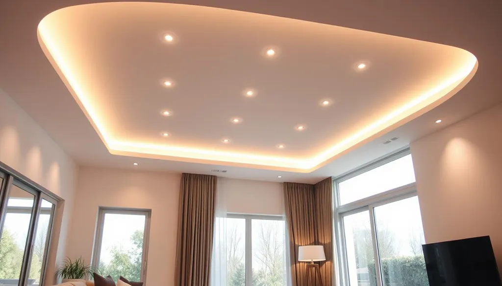 Contemporary Ceiling Light Fixtures for Living Rooms