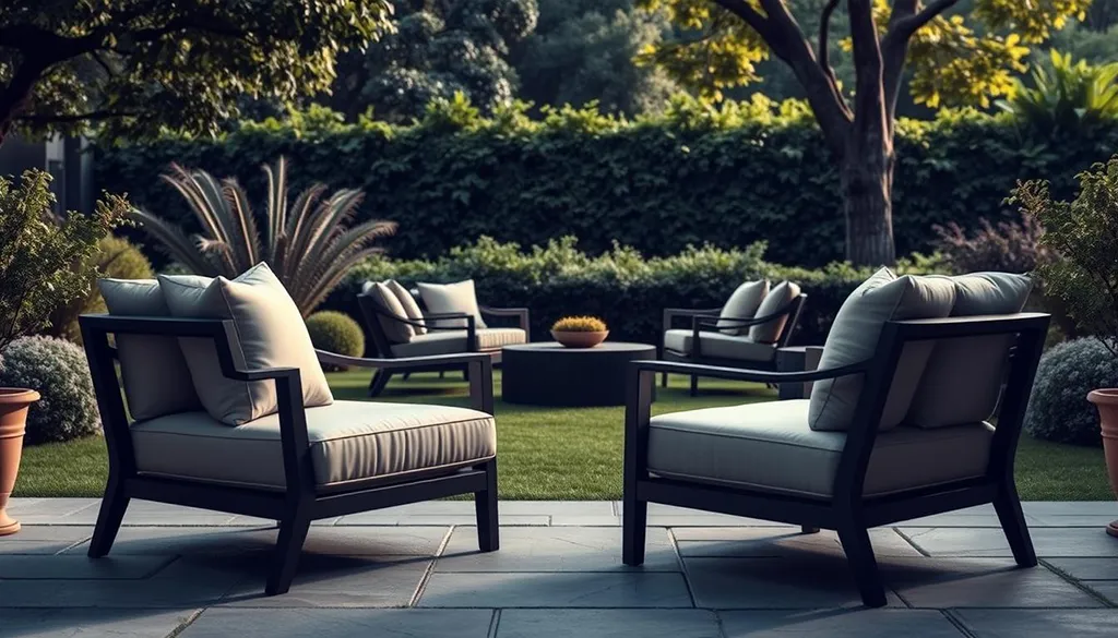 Patio Chairs Set of 4