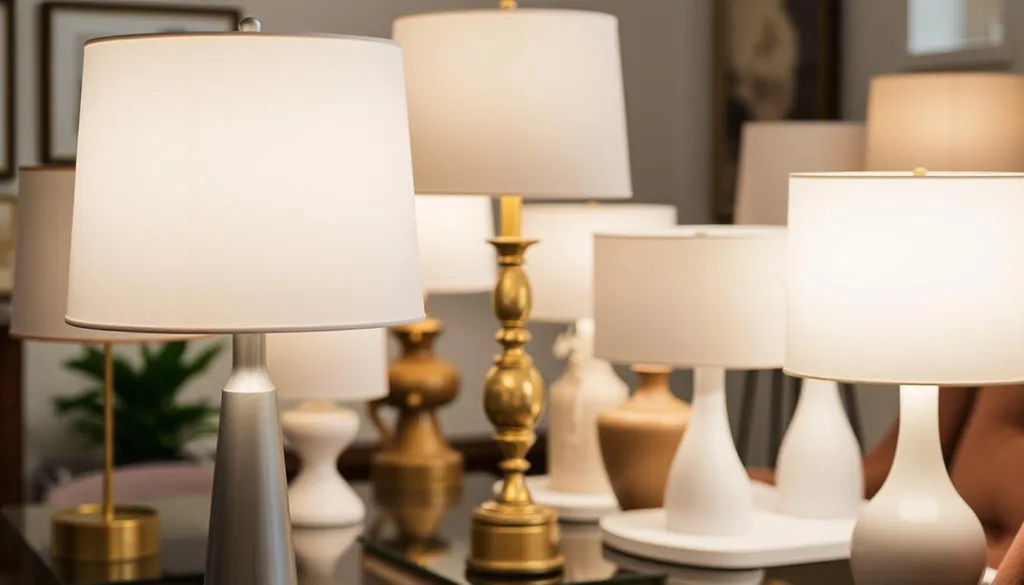 Types of Table Lamps for Living Rooms